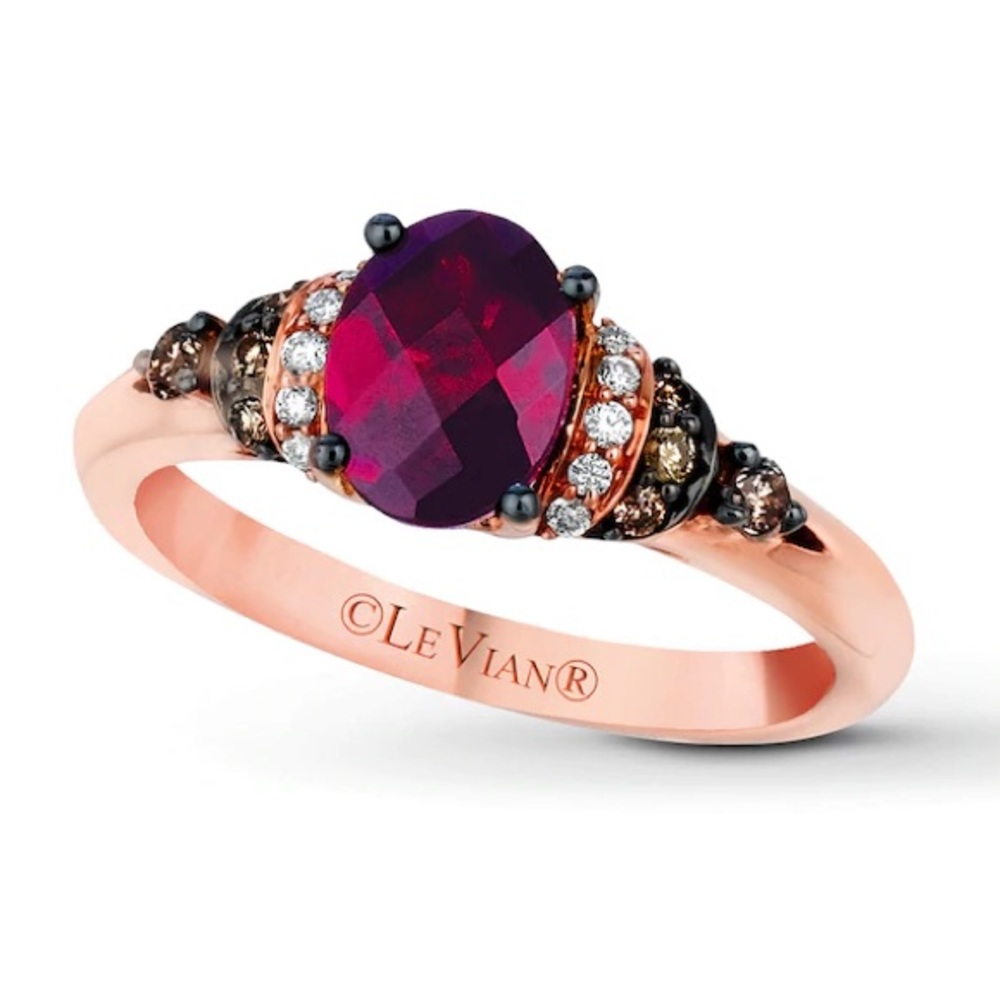 Le Vian Rhodolite Garnet 14k Rose Gold Ring